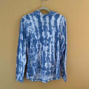 Hollister mens  tie dye light hoodie size M